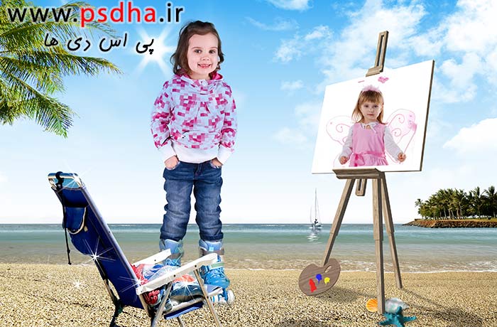 پس زمینه لایه باز کودک