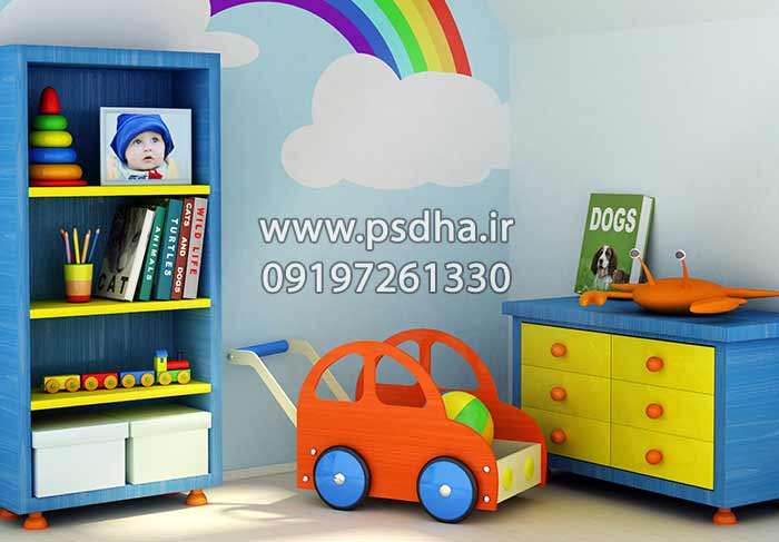 دانلود بک گراند اتاق کودک دکور عکس کودک