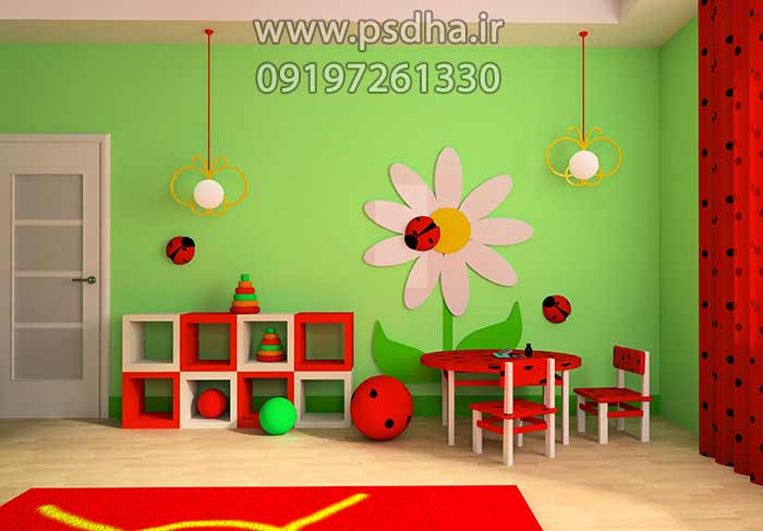 دانلود بک گراند اتاق کودک دکور عکس کودک