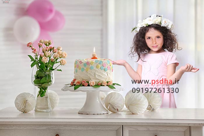 بک گراند تولد برای طراحی عکس کودک