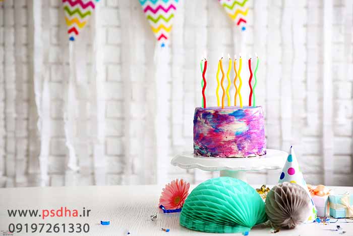 بک گراند تولد برای طراحی عکس کودک