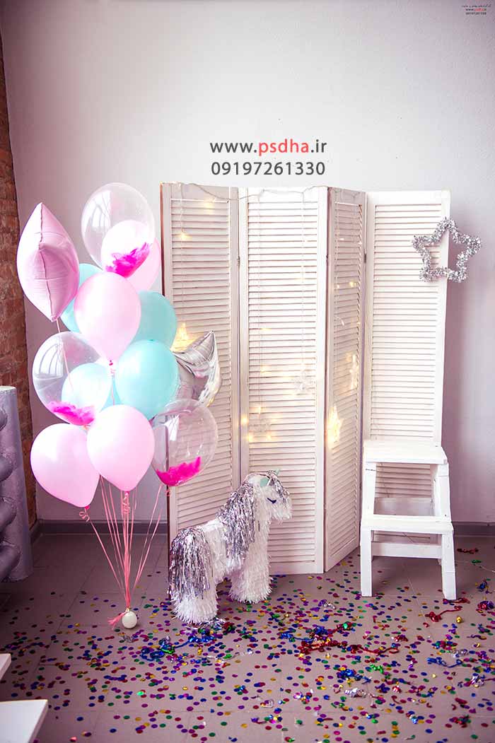 بک گراند تولد برای طراحی عکس کودک