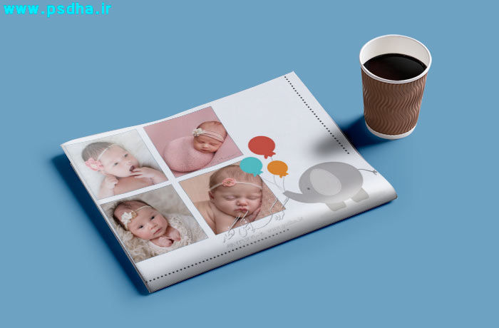 دانلود فون لایه باز کودک برای چینش عکس