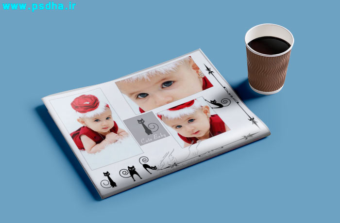 دانلود فون لایه باز کودک برای چینش عکس