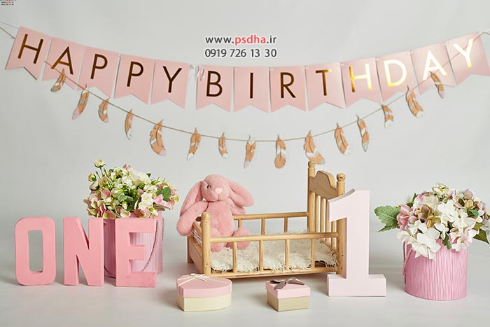 بک گراند تولد برای فتوشاپ عکس کودک