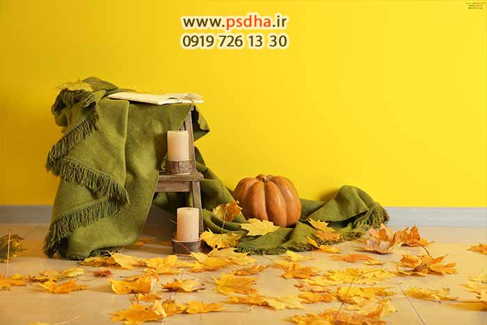 بک گراند پاییز و هالوین جدید برای طراحی