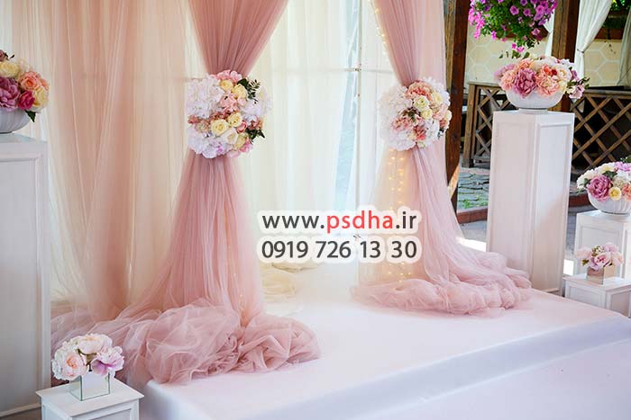 دانلود بک گراند عمارت عروس با دکور پرده