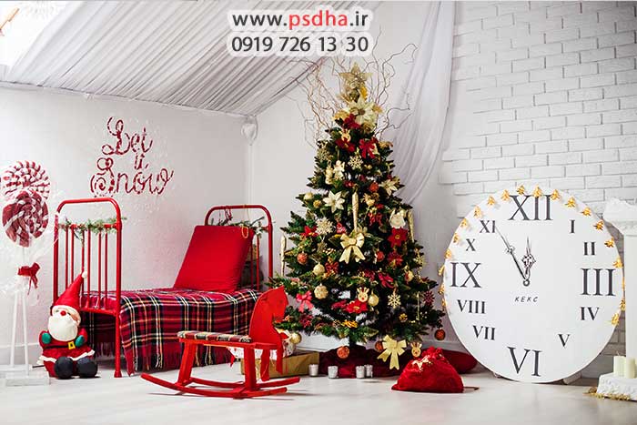 بک گراند زمستان و کریسمس