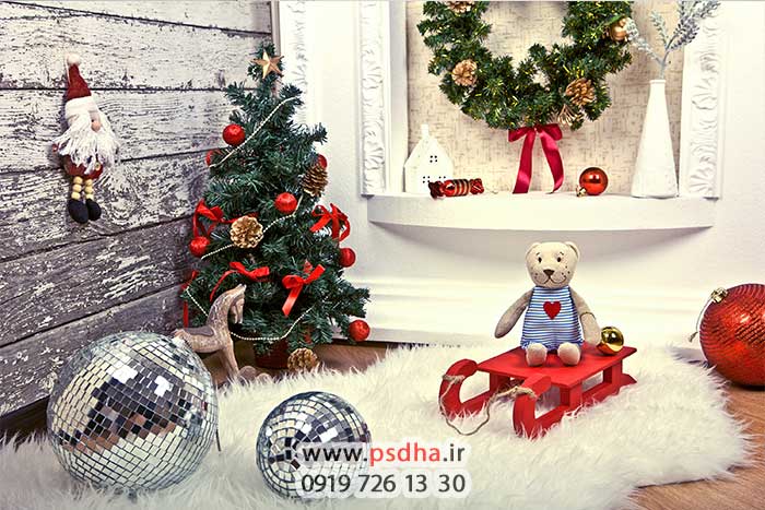 بک گراند زمستان و کریسمس