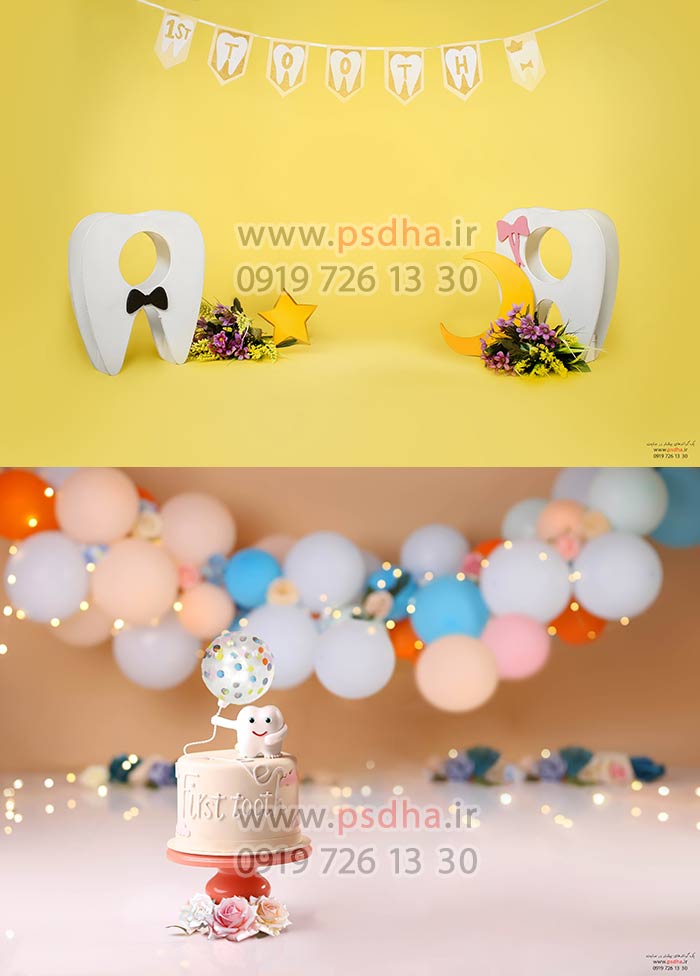 دانلود بک گراند دندونی کودک