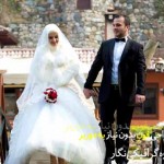 بک گراند و ژست عروس و داماد