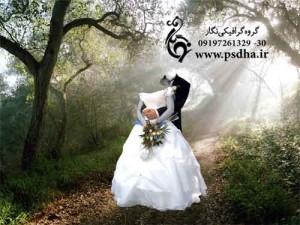 فون مونتاژ عروس و داماد