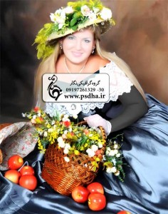 فون مونتاژ لباس روستایی