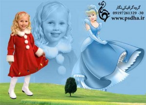 فون کودک با بک گراند شخصیت کارتونی سیندرلا
