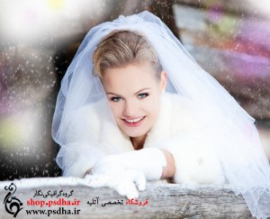 عکس عروس در باغ