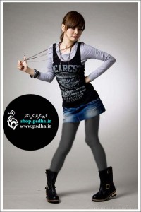 ژست عکس اسپرت دخترانه