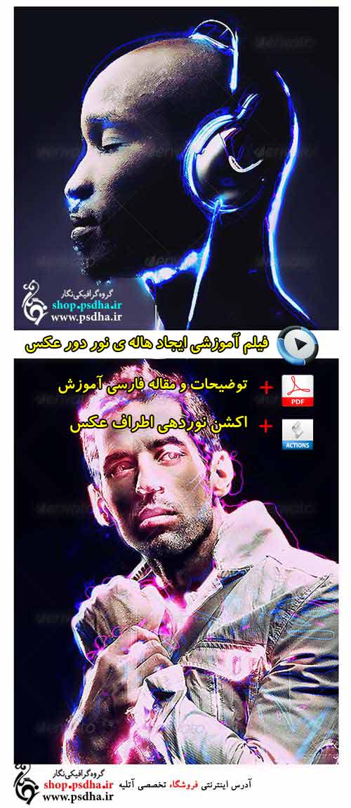اکشن نوردهی دور عکس