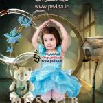 دکور لایه باز عکس آتلیه ای کودک 1441