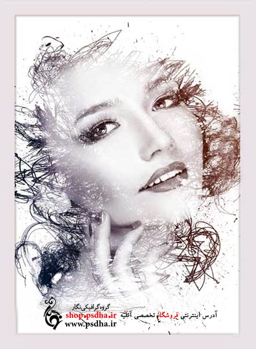 افکت عکس هنری نقاشی