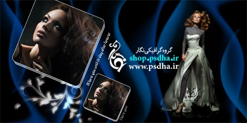 طرح لایه باز آلبوم ایتالیایی عروس و اسپرت 1504 تمپلیت آماده ی عکس اسپرت