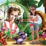 دانلود بک گراند لایه لایه کارتونی عکس کودک 1322