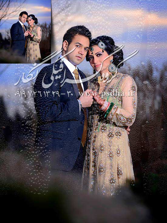 افکت باران و شبنم روی لنز دوربین