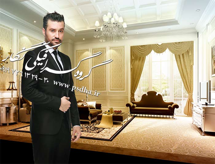 دانلود بک گراند دکور وایت روم و عمارت مجلل 