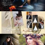 دانلود آلبوم دیجیتال عروس و داماد لایه باز psd