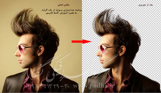 نرم افزار جداسازی و حذف زمینه عکس