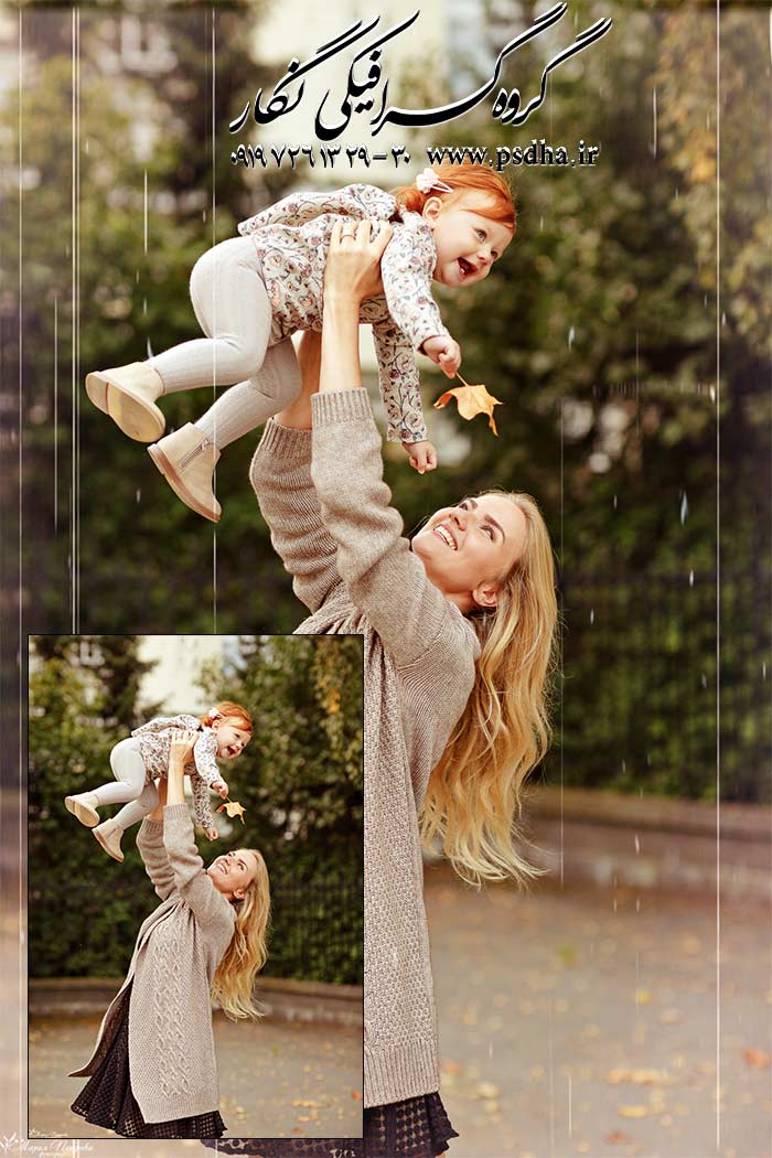 افکت های عکس به صورت psd لایه لایه