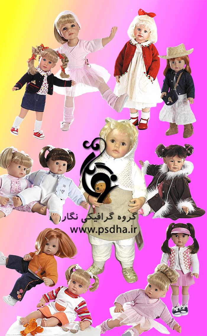 دانلود عکس عروسک به صورت دوربر شده psd دانلود عکس عروسک به صورت دوربر شده psd