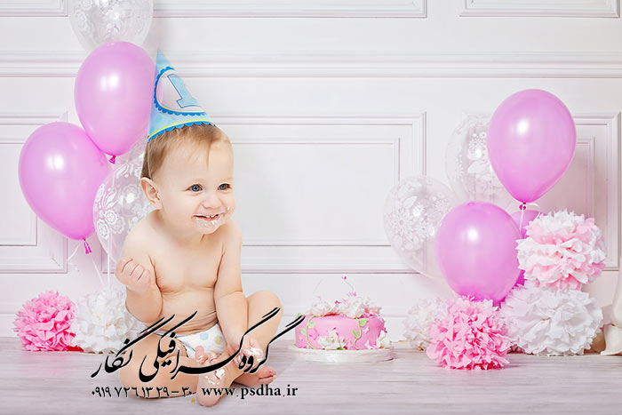 دانلود پشت زمینه و بکگراند عکس تولد کودک