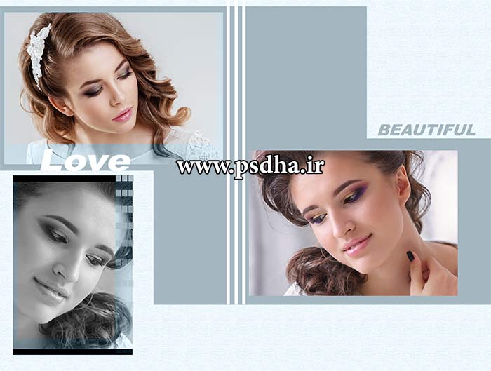 دانلود بک گراند عروس و داماد