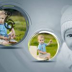 دانلود بک گراند عکس کودک بصورت آلبوم دیجیتال پی اس دی