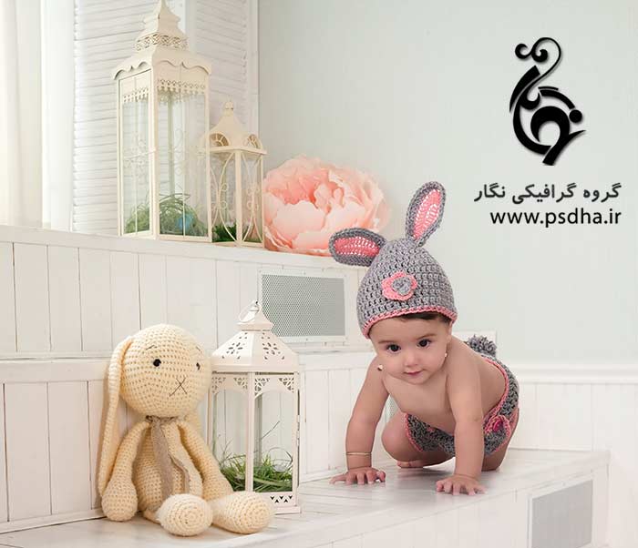 بک گراند آتلیه عکس کودک دکور آتلیه