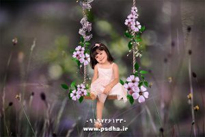 بک گراند آتلیه کودک