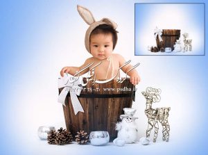 بک گراند عکس آتلیه کودک و نوزاد