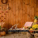بک گراند دکور آتلیه پاییز برای طراحی عکس های آتلیه ای