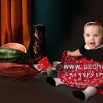 دانلود بک گراند یلدا و سفره ی شب چله ، هندوانه و انار با کیفیت بالا