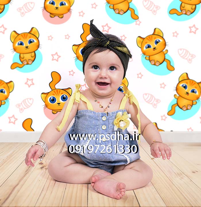 دانلود بکگراند کاغذ دیواری کودک نوزاد