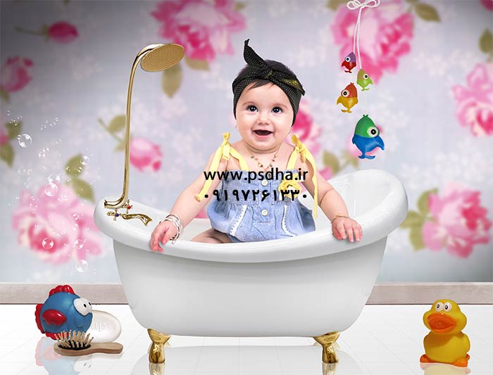 بک گراند لایه باز کودک با دکور های مختلف