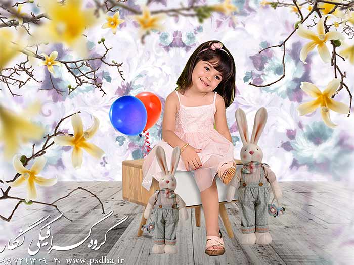بک گراند لایه باز کودک با دکور های مختلف