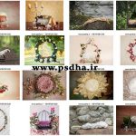 بک دراپ عکس نوزاد مناسب طراحی در ابعاد ۱۶ در ۲۱