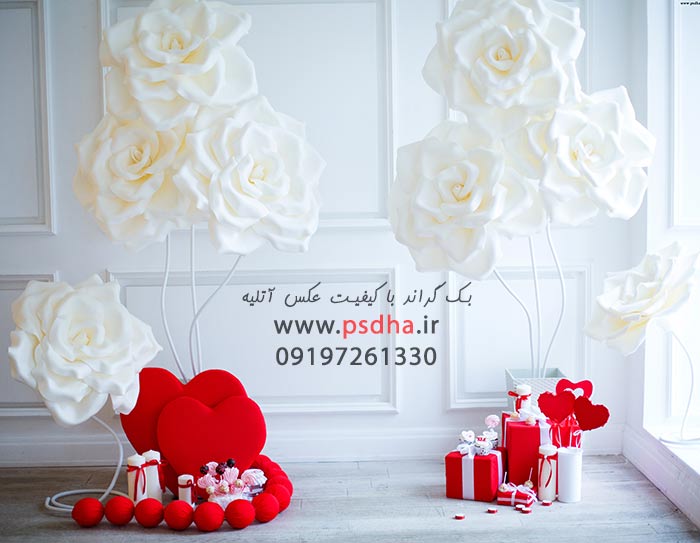 دانلود بک گراند عاشقانه برای عکس آتلیه