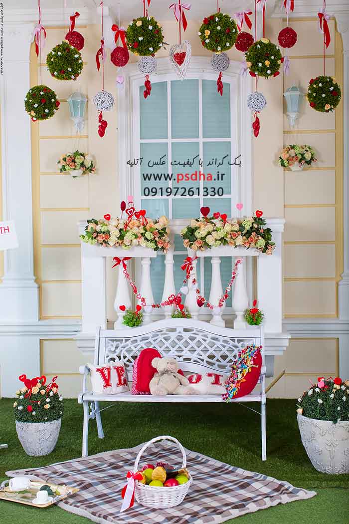 دانلود بک گراند عاشقانه برای عکس آتلیه