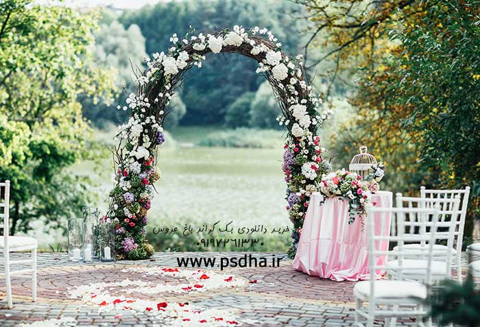 دانلود بک گراند باغ عروس برای طراحی