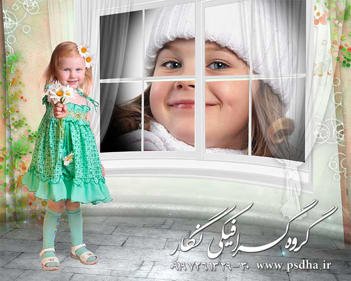 بک گراند عکس کودک لایه باز