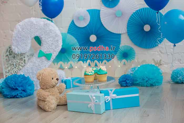 بک گراند تولد برای طراحی عکس کودک