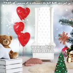 بک گراند لایه باز کریسمس و زمستان با دکور کودکانه کد3783
