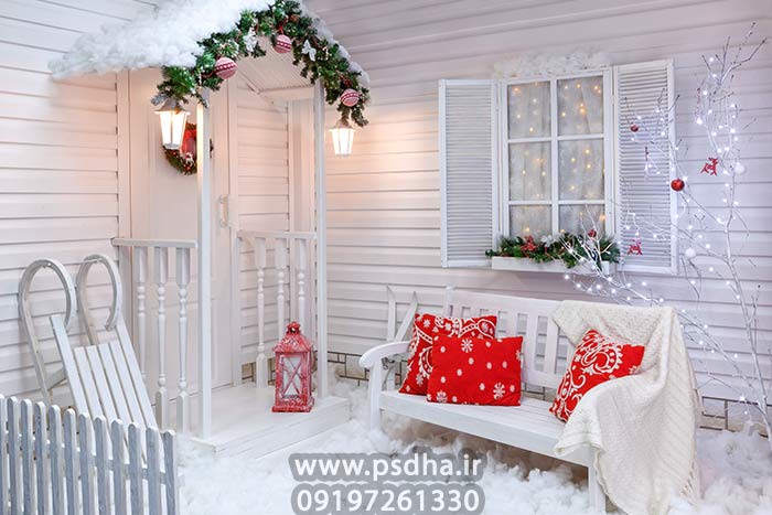بک گراند کریسمس و زمستان برای طراحی عکس